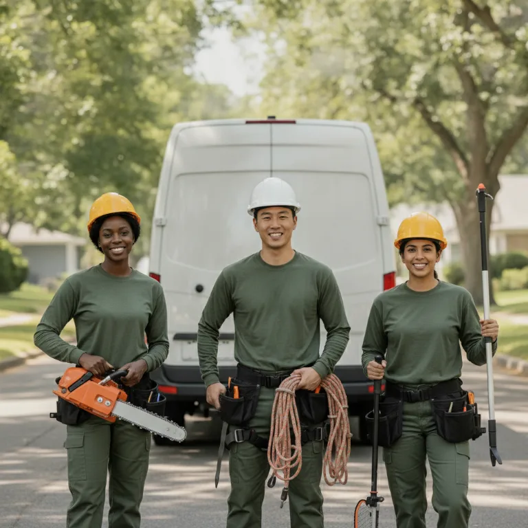 Tree Removal team in Chinatown